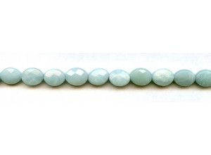 Amazonite 8x10 Faceted Flat Oval