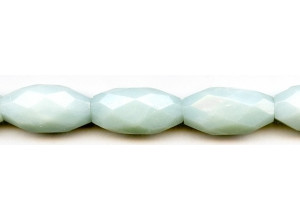 Amazonite 16x31 Faceted Flat Oval