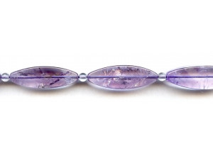 Amethyst 11x32mm 4-side Oval