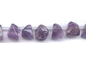 Amethyst 20mm Nugget Drop