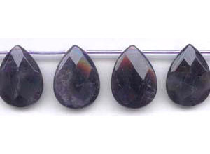 Amethyst 22x30 Flat Pear Briolette