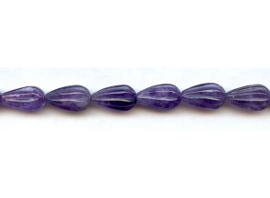 Amethyst 10x17 Corrugated Teardrop