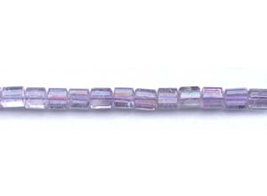 Amethyst 8x8 Strip-faceted Tri-Tube