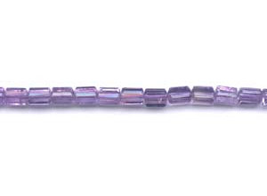 Amethyst 7x9 Strip-faceted Tri-Tube