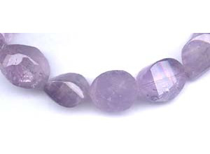 Amethyst 22x25 Faceted Twist Nugget