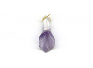 Amethyst 40x Flower Pendant