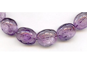 Amethyst 14-20x Carved