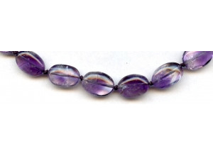 Amethyst 9-10x Flat Oval