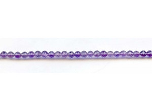 Pink Amethyst 4mm Faceted Round