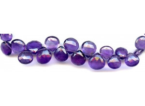 Amethyst 6-12x Flat Pear Briolette