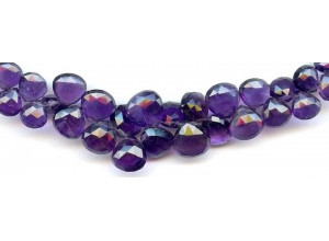 Amethyst 6-12x Flat Pear Briolette