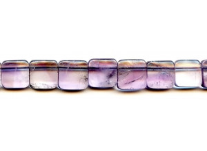 Amethyst 10-15x Flat Square Drop