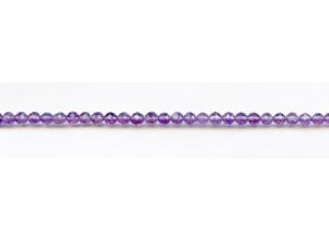 Amethyst 4mm Faceted Round