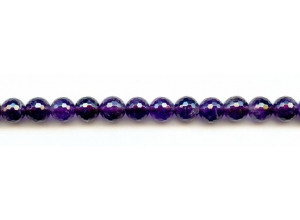 Amethyst 8mm Faceted Round