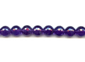 Amethyst 12mm Faceted Round