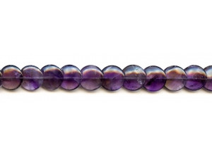 Amethyst 12mm Lentil