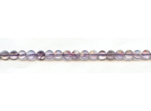 Amethyst 5mm Faceted Coin