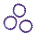 134-2711 Amethyst <br>9mm Round Bracelet