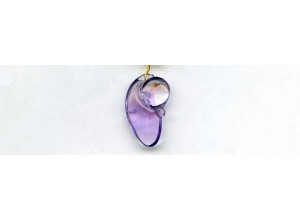 Amethyst 24x14 Carved Pendant