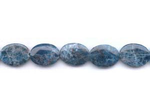 Blue Apatite 15x20 Flat Oval