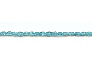 Apatite 3x5-4x6 Faceted Flat Oval