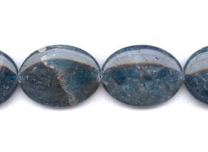 Blue Apatite 30x40 Flat Oval