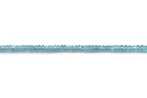 Apatite 4mm Faceted Rondell