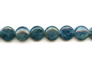 Blue Apatite 16mm Dime