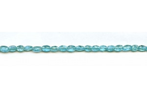 Apatite 4x6 Faceted Flat Oval