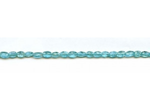 Apatite 4x6 Faceted Flat Oval