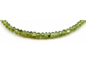 Green Apatite 5-6mm Faceted Rondell