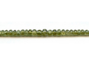 Green Apatite 5-8mm Faceted Rondell