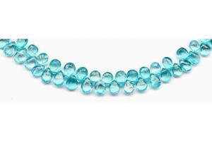 Apatite 5-8x Flat Pear Briolette