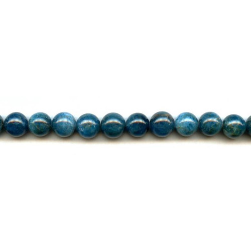 135-1451 Blue Apatite <br>10mm Round