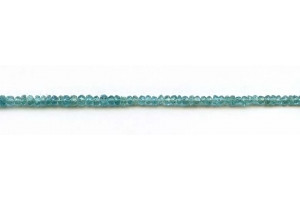 Apatite 4mm Faceted Rondell