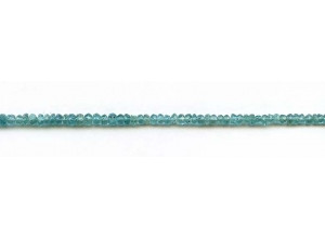 Apatite 4mm Faceted Rondell