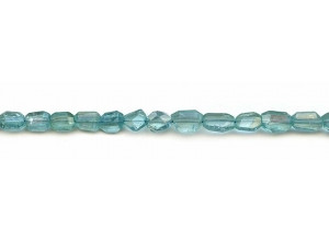 Apatite 6-7mm Faceted Flat Nugget