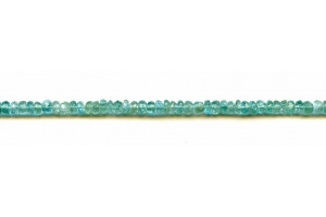 Apatite 4mm Faceted Rondell