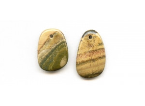 Apple Jasper 28-35x Fancy Pendant