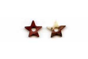 Apple Jasper 18-20mm Star Pendant