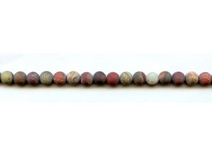 Matte Apple Jasper 6mm Round