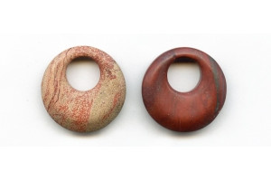 Apple Jasper 32mm Agogo Pendant