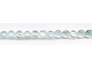 Aquamarine 8-10mm Faceted Coin