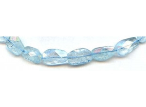 Aquamarine 10-12x Faceted Flat Oval