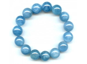 Aquamarine 15-16mm Round Bracelet