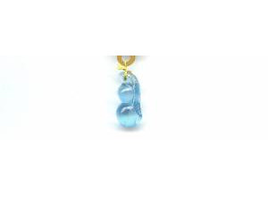 Aquamarine 19-21mm Gourd Pendant