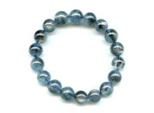 Moss Aquamarine 11mm Round Bracelet