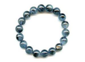 Moss Aquamarine 11.5-12mm Round Bracelet