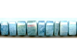 Aquamarine 15-20x Faceted Tri-Tube