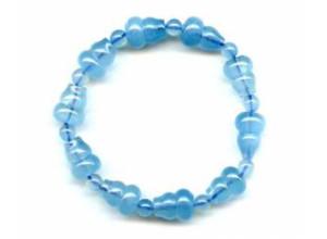 Aquamarine 11mm Gourd Bracelet